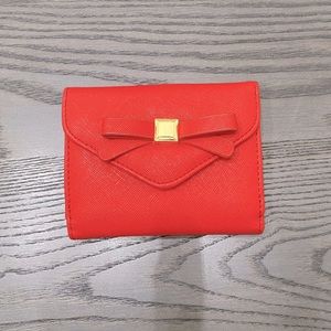 Small red wallet
